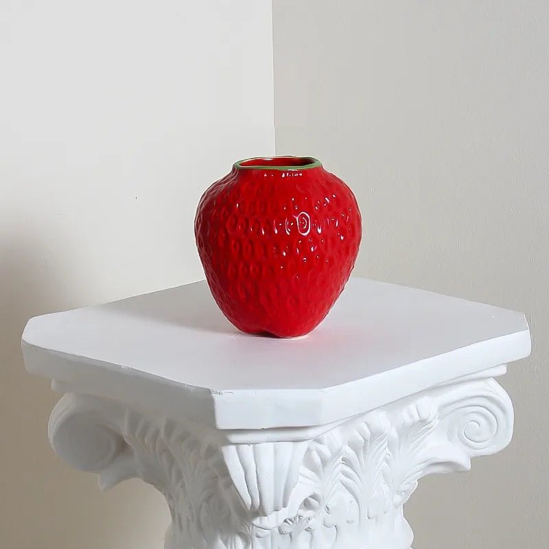 Grand Vase Fraise Rouge