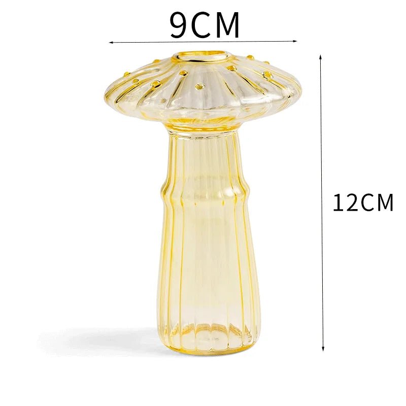 Vase Champignon en Verre