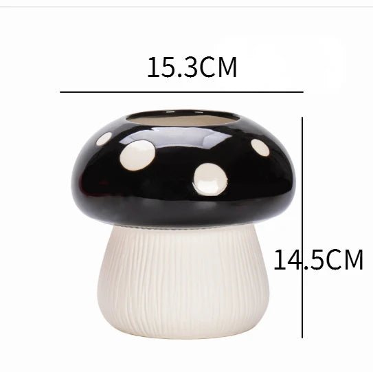 Vase Champignon Noir