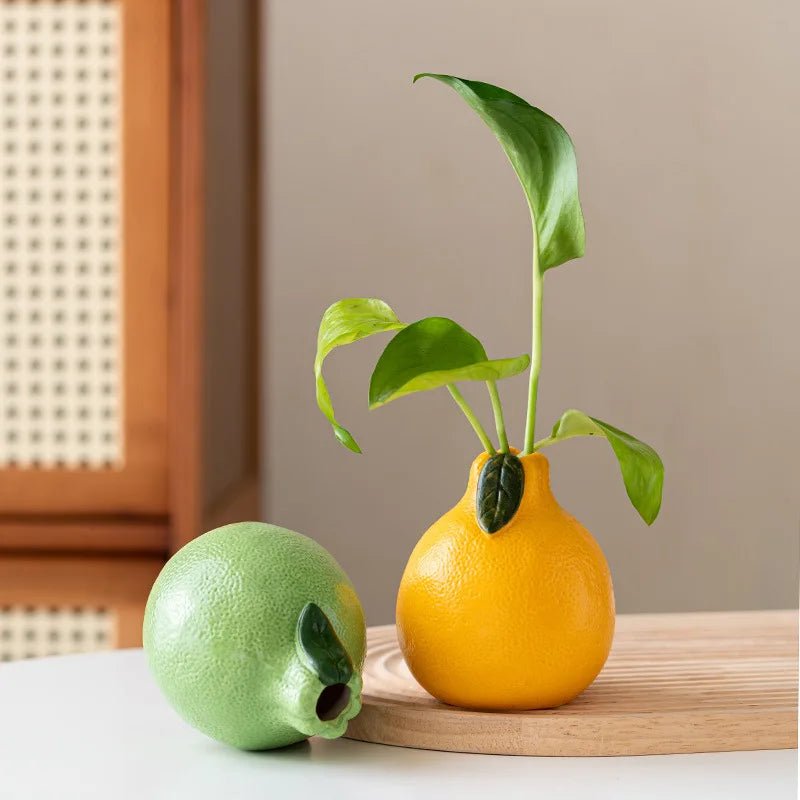 Vase Citron Vert Harmonieux