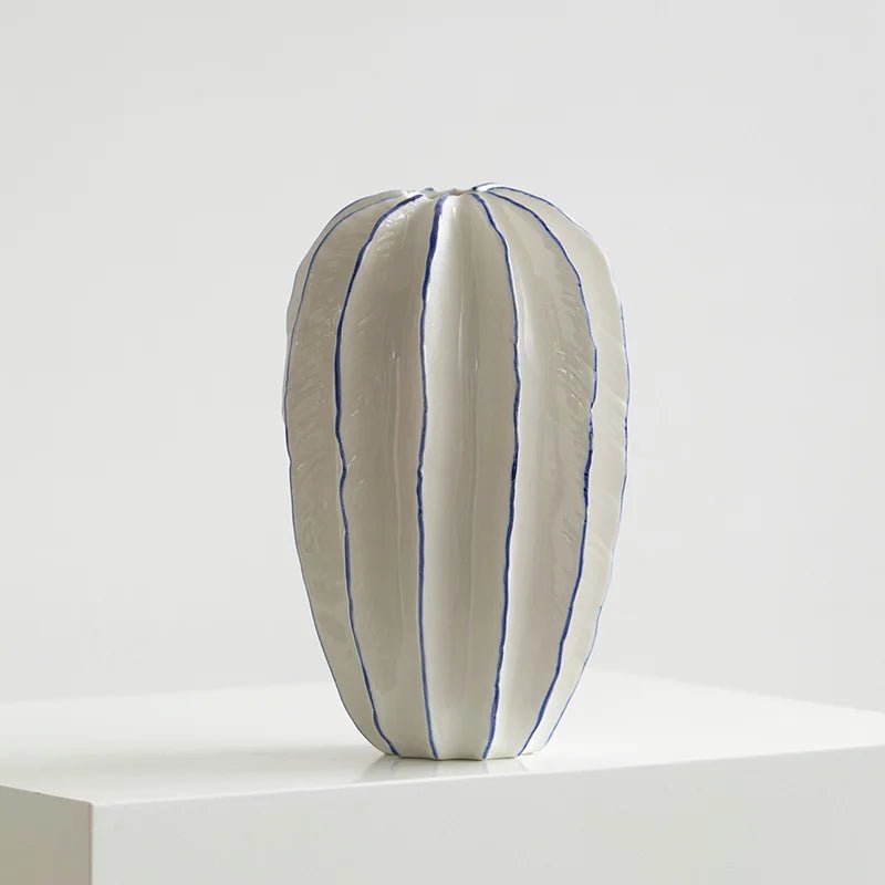 Vase Citrouille Blanc