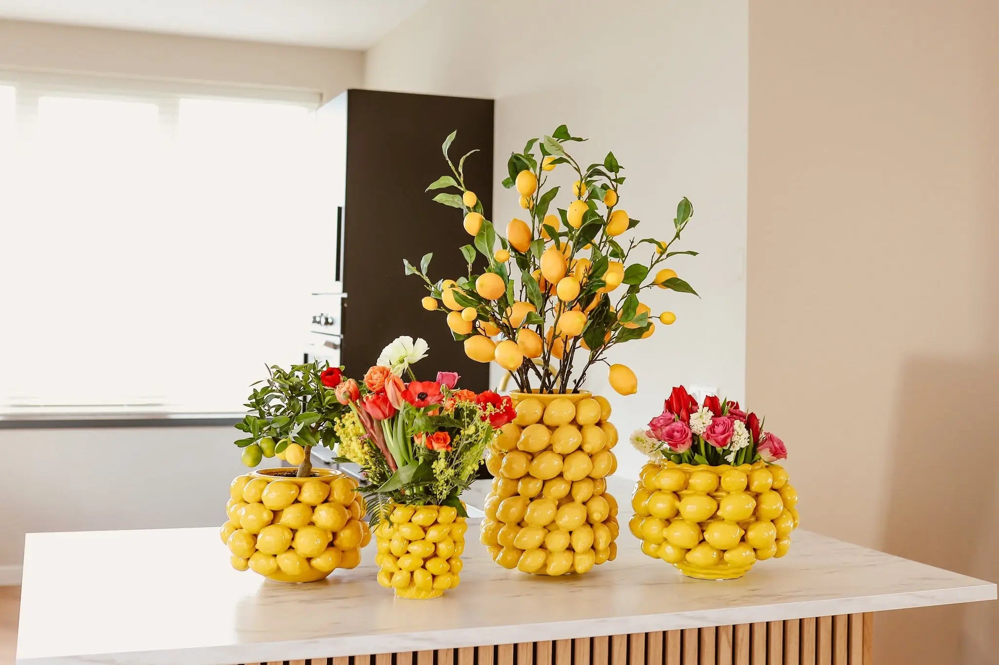 vase en forme de citron