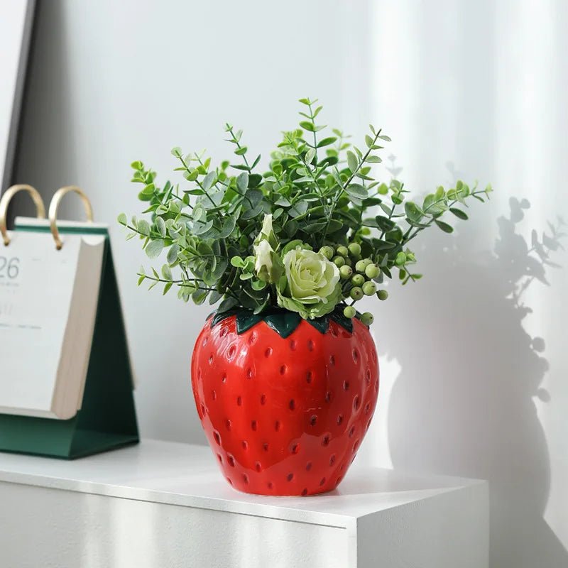 Vase Fraise Lisse