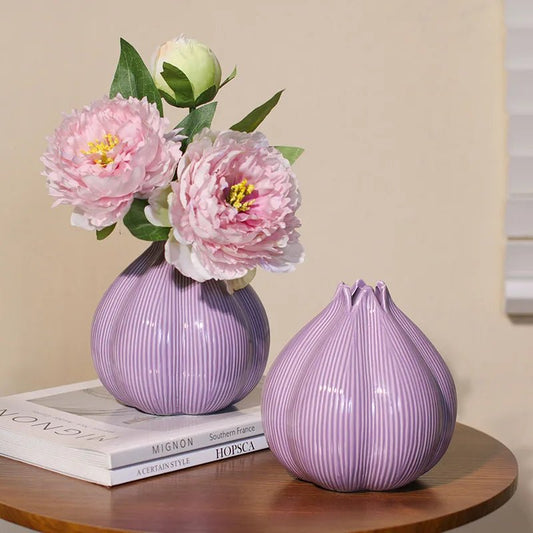 Vase Oignon Violet