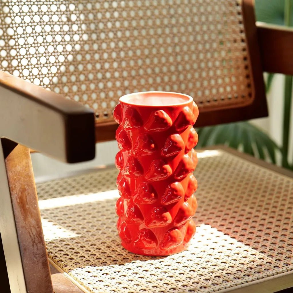 Vase Tube Fraise